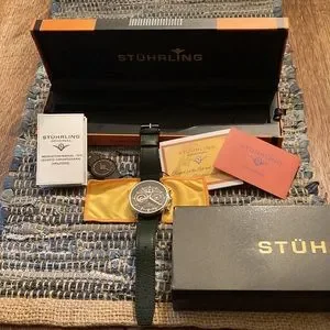 Stuhrling Original Accessories Stuhrling Ace Aviator 45 Mm